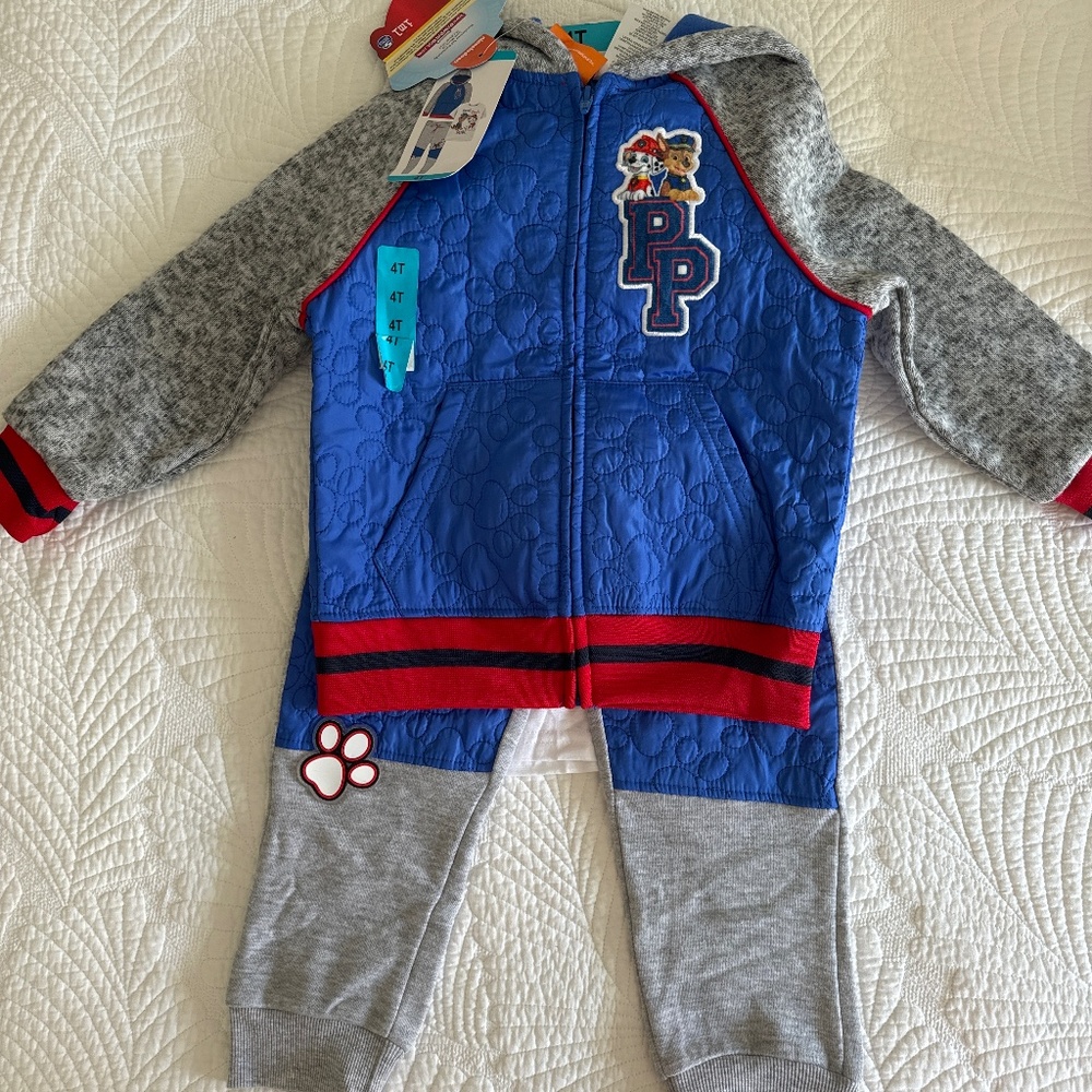 Paw Patrol New 3 pc sweat set